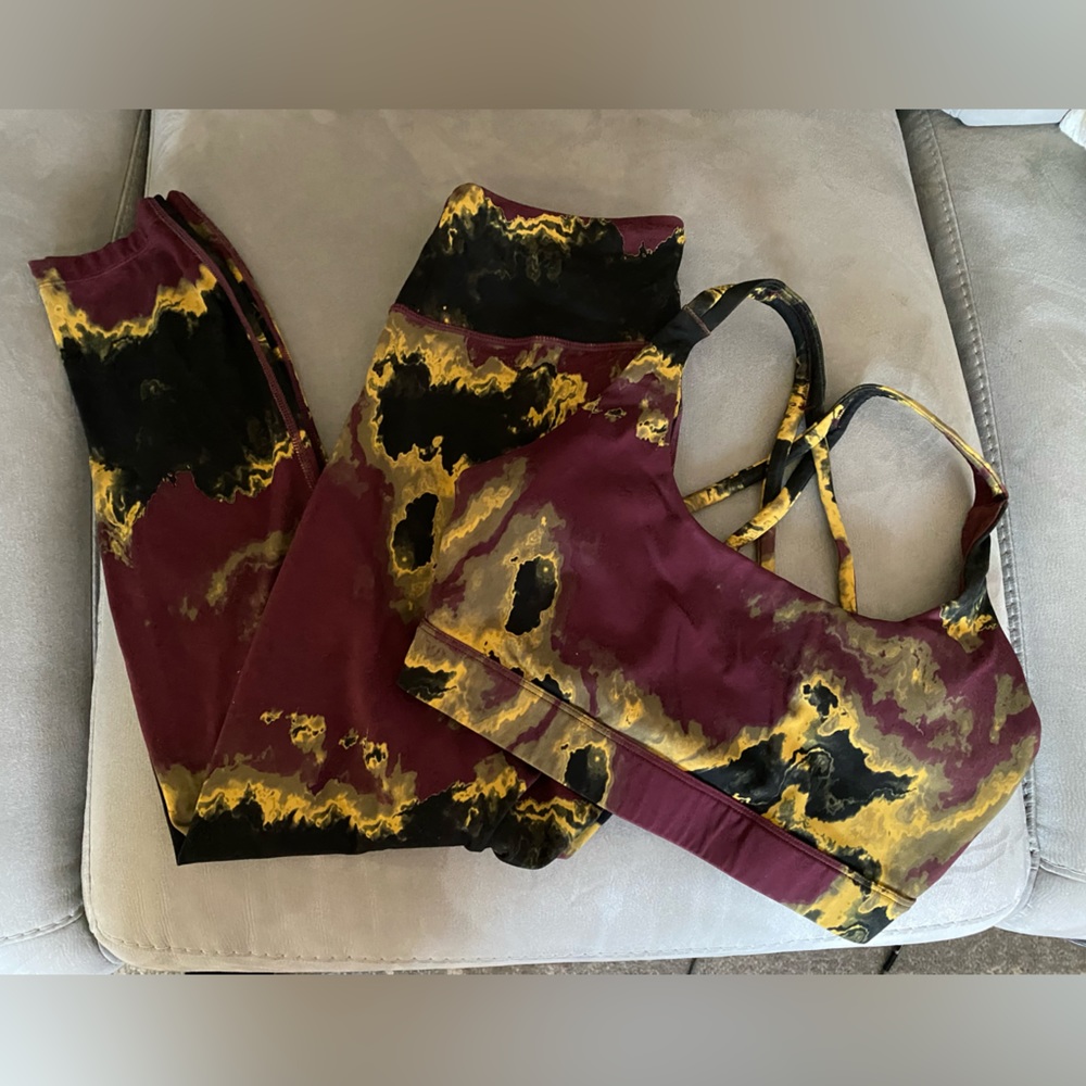 Joylab Women's Tie-Dye Pants & Legging Set
